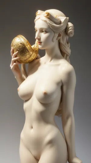 In a world where AI has become the ultimate artist, a new technology has emerged that uses AI to create stunning Venus sculptures. With just a few strokes of the keyboard, these sculptures come to life and are displayed in galleries around the world. But as