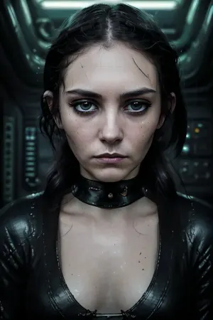 The photo of the woman with sharp eyes and a sloppy black tentacle enlacing her was disturbing, but it had been taken aboard the Nostromo, a 40-year-old spacecraft that had been on its way to Jupiter when it