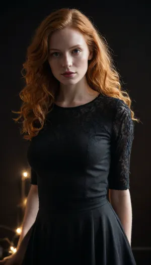 Karoline Herfurthは、彼女の机に座って、さまざまな技術に囲まれ、シャドウが彼女の後ろの壁に現れたとき。 はじめに、周りを回して、それが何だったかを見ました。 窓からシャドウだったんですが、