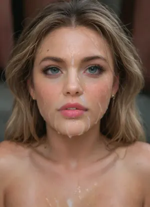 masterpiece, best quality, bukkake, upper body, woman, highly detailed, epic, gorgeous, film grain, <lora:MS_Real_XL_Bukkake:1.3>