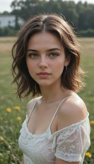 traditional irig girl fuck in a field
