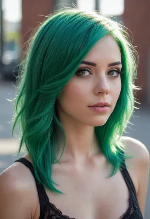 Green hair