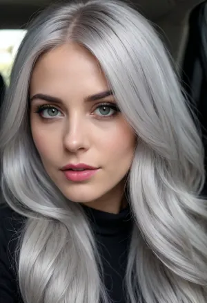 Silver hair