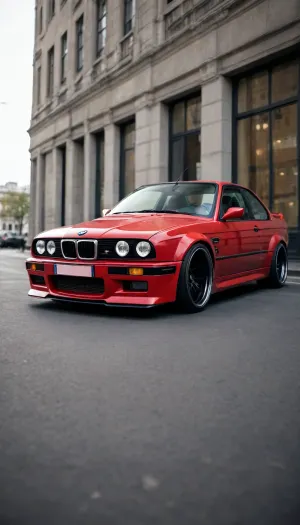 An extreme three-wheel BMW that combines Chevrolet luxury with futuristic design and advanced technology. The car is focused on maximum performance and unique style.Body, ** BMW m3 e30 body