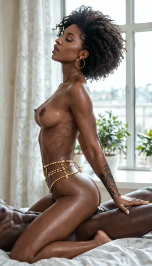 Emozioni di ebano: una storia d'amore riflessa in una finestra di vetro ad alta velocità