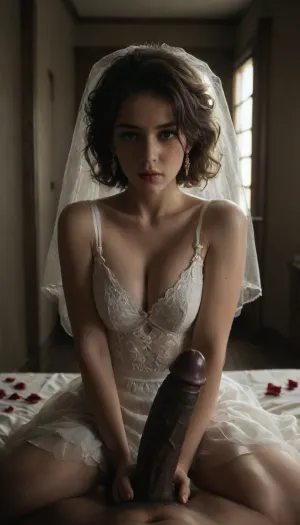 Intimate Nacht der Braut und der Bräutigam