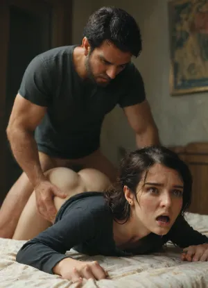 Exhortations primaires déclenchées

- Oui.

Un homme noir fort masqué avec une chemise noire déchirée et des yeux rouges a attrapé la belle femme de 25 ans avec des cheveux noirs à longue vague. Il grondait profondément, son instinct d'accouplement primal surgissait alors qu'il la forçait à une séance de sexe rugueux et maladroit. La femme gémit et brouilla d'un orgasme de fusion d'esprit, ses petits seins tremblant alors qu'elle climaxait. Il grogne de satisfaction, cum à l'intérieur d'elle, alors qu'elle souffle. Ils se sont tous deux effondrés, épuisés et accomplis, leur connexion absolue.