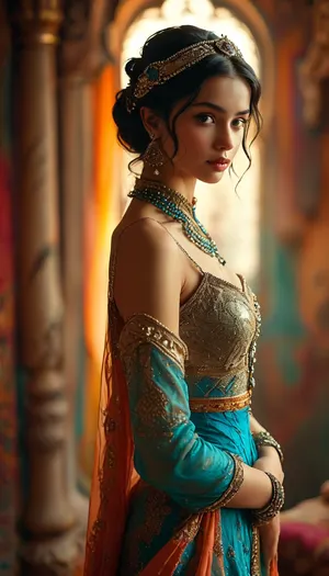 Princess Jasmin, full body, <lora:MJ52:.8>