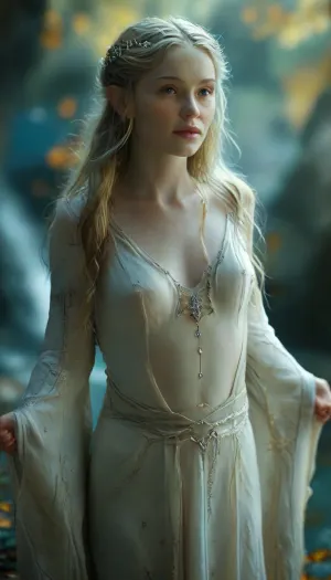 Galadriel, full body, <lora:MJ52:.8>, shirtspread, <lora:shirtspreadv10_SDXL:.8>