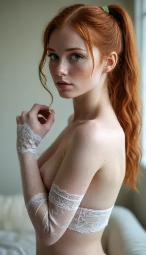The petite redhead: a high-resolution masterpiece of realistic beauty