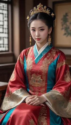 score_9, score_8_up, score_7_up, 18 years old
Beautiful women in ancient Chinese court costumes in the 19th century