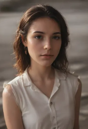 a young woman in a white dress being held by a young man in a suit, outdoors, soft lighting, romantic atmosphere, 8k, high resolution, realistic, (photorealistic --ar 3:2), --style expressive