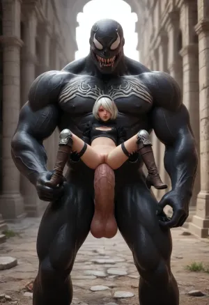 Carry fuck: yorha no. 2 Typ b's unerwartetes Schicksal inmitten der Ruinen