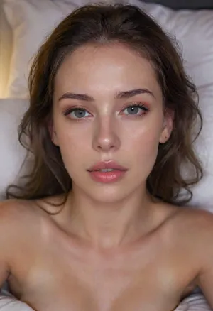 cute young cumbucket lying on the bed, a gallon of cum has recently been poured over all of her body and face, portrait, from side, looking at the cam, taken by professional photographer, cinematic dark lightning, luxury hotel room, 4ng3l, face, looking, at, viewer, <lora:SDXL_BetterFaces-LoRA_v1:1>, <lora:looking_at_viewer:1>, (best quality), masterpiece, highres, 8k wallpaper, UHD, (high quality), (ultra-detailed), 8K, (highest quality), (finely detail), (perfect illumination), (best shadow), (best shot), (best illumination), (best shadow, best shadows), photographed by a Nikon Z7 II Camera, having, sex, (((with, [man], , ))), bed, (((BBCSexDoggyFront))), wedding, girl, <lora:Penis_XL:.5>, <lora:sl_sila:.5>