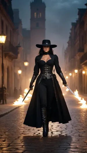 Lady Zorro!
