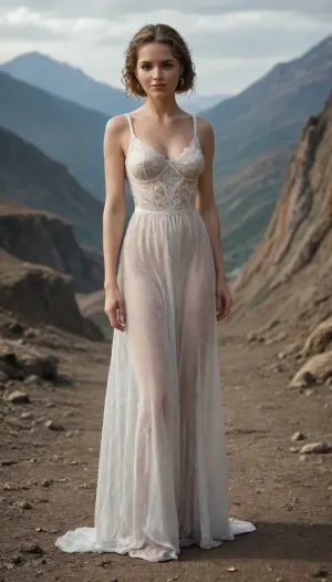 Margaret "Peggy" Hill from the animated series King of the Mountain, full body view