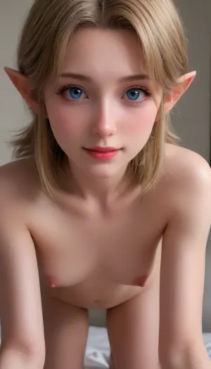 link from zelda, beautiful bimbo femboy, man breasts, look at my eyes, (large big areolas nipslip:1.3), femboy, model look, hdr, smile prettty femboy face, gorgeous, link blond boy hair, flirty, medium shot viev, (big erect clitor:1.8), flat, chested, <lora:flat_chested_v3.5:1.4>, all, fours, arching4s, <lora:arching4s:.8>, sagging, breasts, <lora:sagging-000015:.8>