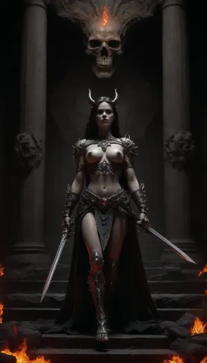 The barbarian queen's divine vengeance: the temple beneath the mountain