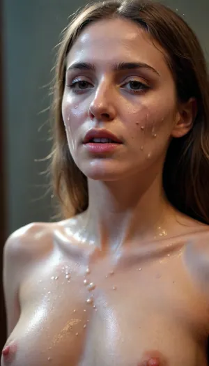 her body is covered with cum on face and tits, cum dripping from vegina, <lora:cfg_scale_boost:.8>