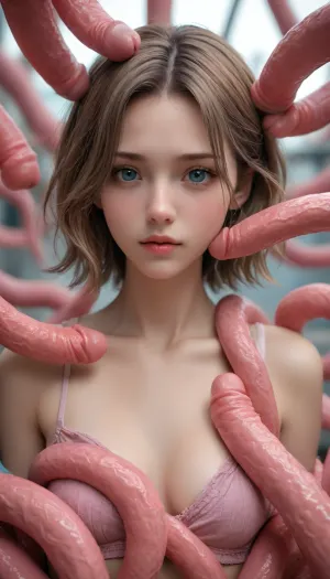 lesbian orgy, tentacle hentai