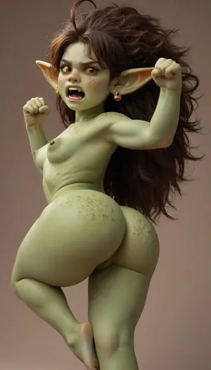 Shrek's furious embrace
