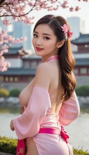 Show the breast and nipple