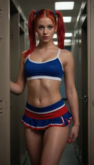 Seduzione di cheerleader iperrealistico