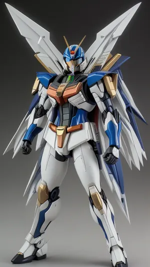 Strike freedom gundam + kamen rider RX. fusion. Strong body. Hd.4k.