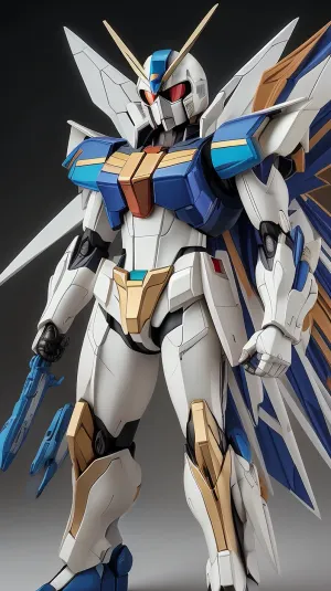 Strike freedom gundam + kamen rider amazon. fusion. Strong body. Hd.4k.