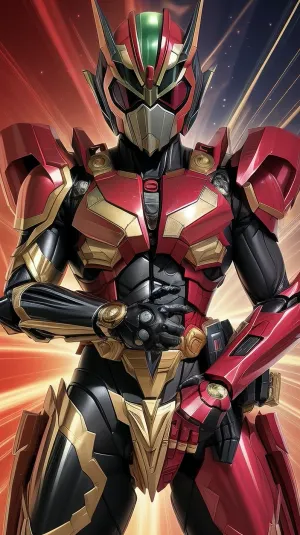 kamen rider kuuga + infinite justice gundam. fusion. Strong body. Hd.4k.