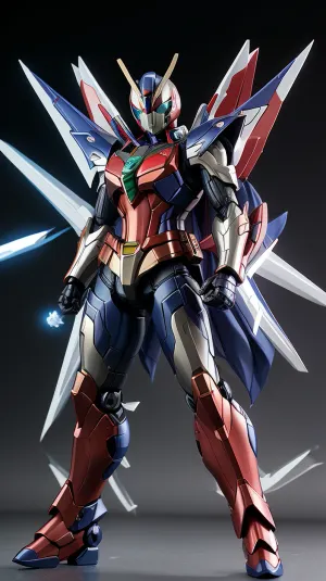 kamen rider kabuto + strike freedom gundam. fusion. Strong body. Hd.4k.