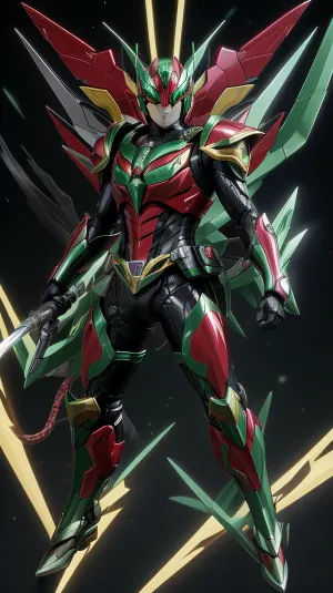 kamen rider ryuki + Rayquaza. fusion. Pokemon mode. Strong body. Hd.4k.