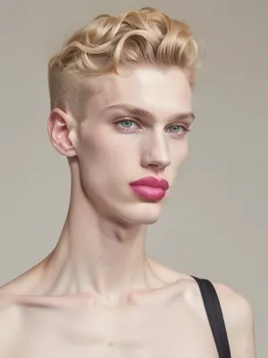 Huge botox lips duckfacing