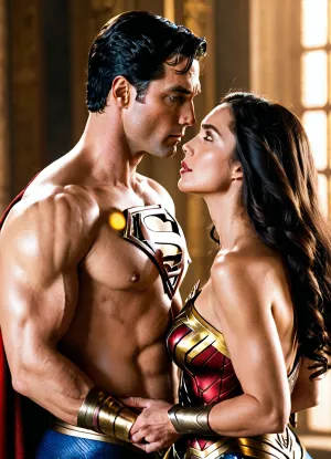 Superman and Wonder Woman, NUDE sex, 金鋼狼+神力女超人