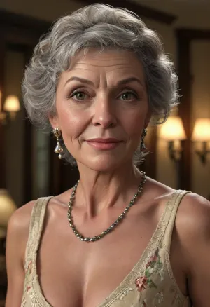 ((Masterpiece, best quality, edgQuality, photorealistic, ultra photorealistic)), (mature:1.9), (housewife:1.9), (granny:1.9), seductive smile, standing, posing for a picture, edgJG fashion, wearing edgJG_style clothing, big cleavage, masterpiece, best quality, cinematic scene, cinematic lighting, night, raytrace, sharp focus, best shadow, 8K, UHD, extremely sharp, extremely detailed, extremely intricate detail, high res, ultra-high-definition, highly detailed, ultra-sharp textures, finely detailed, perfect skin texture, hyperrealistic lighting, professional photography, full dynamic range, deep contrast, high clarity, realistic depth of field, HDR, perfect exposure, smooth gradients, natural reflections, ultra-fine details, realistic skin pores, individual hair strands, soft shadows, color-graded, perfect face, High detailed photo, high quality photo, dim light, contrast, sharp background, fine detailed background, dark, bottom-rear view, various positions, supreme realism, score_9, score_8_up, score_8, score_7_up, score_7, score_6_up, detailxl, <lora:edgGallianoXL:1.3>, <lora:add-detail-xl:.8>, <lora:MJ52:.8>