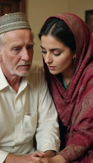 old white guy is fucking a hot young Muslim Afghan girl in her pussy doggystyle