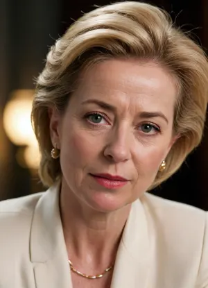 portrait of Ursula Von Der Leyen