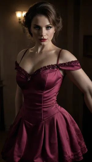 GILF in a luxury victorian ballroom, royal ballgown set, fully clothed, (very mature:1.7), (majestic gilf:1.5), (elegant:1.9), (cockslut:1.9), (seductive:1.9), facial wrinkles, (body wrinkles:1.5), shaved pussy, (small breasts:.9), red lipstick, red nails, white tooth, perfect denture, jewels, red lace bra seen through dress, (untied straight brunette royal hair:1.2), panties pulled away, black lace stockings, dress spreading around, (floral patterned bery short fabric hoop dress:1.6), dress falled down on shoulders, skirtlift, spreading, (facial), (cfnm), (saggy tits:1.3), night Atmosphere, (midi hoop dress:1.3), superior costume, pink, red, purple, burgundy, black, hyper-photorealistic, hoop dress, cleavage, full body, full length shot, sweetegl, sweetop, swe3tjsk, bl0use, ElementalWind, Perfect hands, perfect fingers, perfect anatomy, realistic mature skin, skin pores, freckles, moles, spots, wrinkles, pussy on focus, masterpiece, best quality, cinematic scene, perfect hands, (cinematic lighting), (night:1.3), raytrace, sharp focus, best shadow, 8K, UHD, clear image, extremely sharp, extremely detailed, extremely intricate detail, high res, ultra-high-definition, highly detailed, ultra-sharp textures, finely detailed, perfect skin texture, hyperrealistic lighting, professional photography, full dynamic range, deep contrast, high clarity, realistic depth of field, HDR, perfect exposure, smooth gradients, natural reflections, ultra-fine details, realistic skin pores, individual hair strands, perfect face, High detailed photo, high quality photo, fullcolor, clothes, sharp background, fine detailed background, hoopdress, LIFT, UP, SKIRT, FROM, BELOW, CURTSEY, <lora:dark:.8>, <lora:bab4d033-acad-4a4e-b6fa-5dda2bad3471.TA_trained:1.6>, <lora:Lift Up Skirt:1.2>, <lora:SDXLHighDetail_v6-000005:.8>