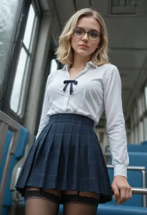 El encanto del invierno: una sesión de estudio improbable en la estación de autobuses - una historia de un modelo ruso de 18 años