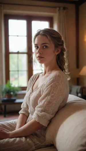 太陽の秘密のウィスパー:古代の別荘と美しい少女の出会い