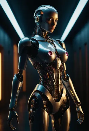 sexy robot full body