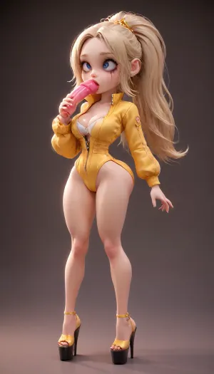 Ultra-detailed petite vixen: ein 18-jähriger Midget Mädchen verführerischer Tanz in 4k