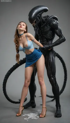 Doğal olmayan bir korku gecesi: bir xenomorph içinde katara tecavüzü