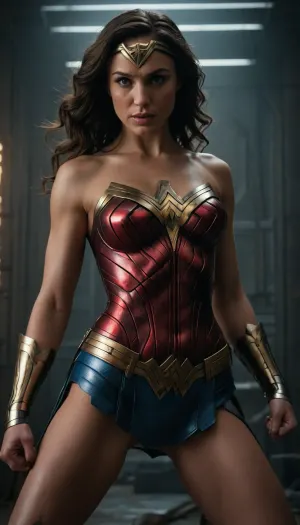 Wonder Woman ve adalet ligi: bir kas yumruk adalet