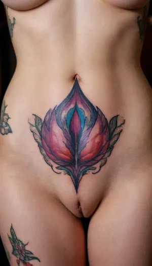 tattooed vulva