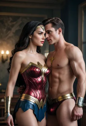 man and Wonder Woman, sex, 金鋼狼+神力女超人