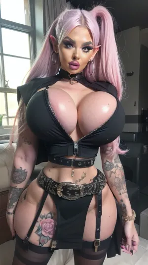 naked bimbo eyoung adult girl, huge tits, pink hair, 8k, hi res, high quality, super detailed, extremely detailed face, Insta, bimbo, huge bimbo lips, piercings, wide hips, hairy pussy, abs, rock hard abs, punk woman, punk rock bimbo, well defined abs, chiseled abs, dumb bimbo, punk bimbo, bimbo tits, bimbo lips, bimbo aesthetic, super wide hips, bimbo makeup, punk makeup, heavy makeup, bimbo whore, extremely realistic, (best quality), masterpiece, ultra high resolution, wallpaper 8k, UHD, (high quality), (super detail), 8K, (highest quality), (best details), (perfect lighting), perfect natural lighting, (best shadow), (best shot), (best lighting), (best shadow, best shaded shadows), (best Background), (Best Background details), shot with a Nikon Z7 II camera, slim_thick, b1mb0, very defined abs, 12 pack abs, slim waist, vascular abs, extremely thin waist, photo, of, perfecteyes, tattooedgirl, rseromantic, rsesofiko, rseemma, egirlmakeup, nightclub, solo, green, eyes, looking, at, viewer, frieren, 1girl, long, hair, pointy, ears, twintails, jewelry, elf, earrings, capelet, white, sleeves, parted, bangs, dress, belt, flower, <lora:b262dbfdbd5b66cf3059e39b5791023c:.8>, <lora:slim_thick:.5>, <lora:microwaistV05:.5>, <lora:lora_perfecteyes_v1_from_v1_160:.1>, <lora:frieren-10:.5>