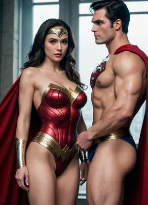 Superman and Wonder Woman, NUDE sex, 金鋼狼+神力女超人
