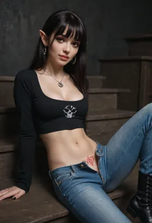 गोथिक एल्फ का रहस्य: अंधेरे सीढ़ियों के विपरीत एक अध्ययन