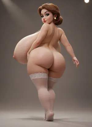 (((((wide-angle lens))))), (Full-length view:1.2), stockings, Dexter mom, (hyper breasts:1.2), sexy chubby woman, (((view back ass))), nendoroid, chibi, Atomictits, <lora:Samaritan 3d Cartoon SDXL:.8>, <lora:nendoroid_xl_v8:.8>, <lora:AtomictitsXL:.8>
